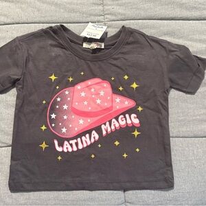 Latina Magic Kids T-Shirt - Pink and Black